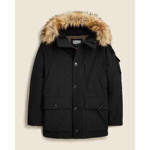 J.Crew Men's Black Nordic Parka With PrimaLoft® Size XS NWT